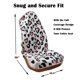 thumbnail image 3 of Protector de asiento de coche LoyaGour con estampado de leopardo 75 x 142 cm, 3 of 7