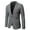 Dark Gray, variant on Clearance Mens Casual Suit Blazer Jackets Lightweight Sports Coats One Button Herringbone Tweed Blazer British Wool Blend Coat Jacket