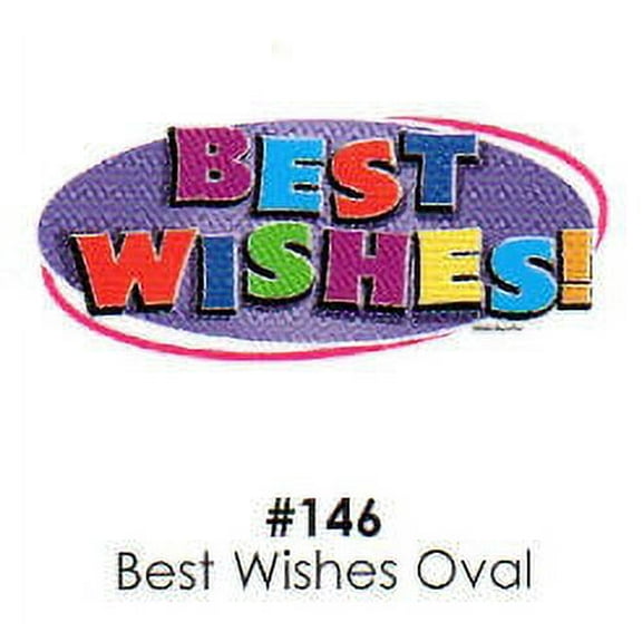 Best Wishes Oval Cake Decoration Edible Frosting Photo Sheet