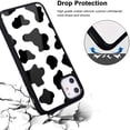 thumbnail image 3 of Idocolors Case for iPhone 11,Cute Design Soft TPU Bumper&Aluminum Hard Back Shockproof Anti-Fall Protective Cover,Exquisite Cow Pattern Girly Cases for iPhone 11 6.1 inch 2019, 3 of 6