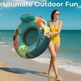thumbnail image 2 of 53" Heavy Duty River Tube Float for Adults,Inflatable River Raft Float for Pool Lake Beach with Built-in Cup Holders, Ergonomic Backrest,Durable Grip Hand, 2 of 8