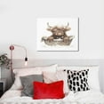 thumbnail image 4 of Lsque Cute Cow Bath Print Wall Art – Decorative Picture for Living Room, Bedroom, and Office (Horizontal), 4 of 6