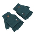 thumbnail image 3 of Electric Heated Mitten, Washable Dark Green Cold  Knitted Cotton Suitable Heating Temperature USB Heated  with Power Cord for Typing, 3 of 8