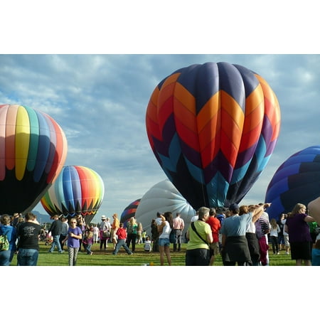 LAMINATED POSTER Festival Colorado Springs Hot Air Balloons Balloon Poster Print 24 x