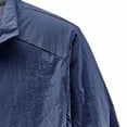thumbnail image 6 of QSAWXQZ Men's Lightweight Sun Protection Windbreaker Jacket with Pockets Long Sleeve Lapel Collar Full Zip Casual Outdoor UPF50 Activewear Jacket XL, 6 of 7