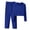 Blue, variant on mgoYE Girl Clothes Solid Color Fall Winter 2 Piece Outfit for Girls Long Sleeve Hoodie Top Ribbed Pant Set