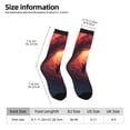 thumbnail image 2 of Rocae Shark Underwater Vortex for Adult Socks Casual Athletic Stretchy Loose Socks for Women Men Non-Slip Middle Tube Socks, 2 of 6
