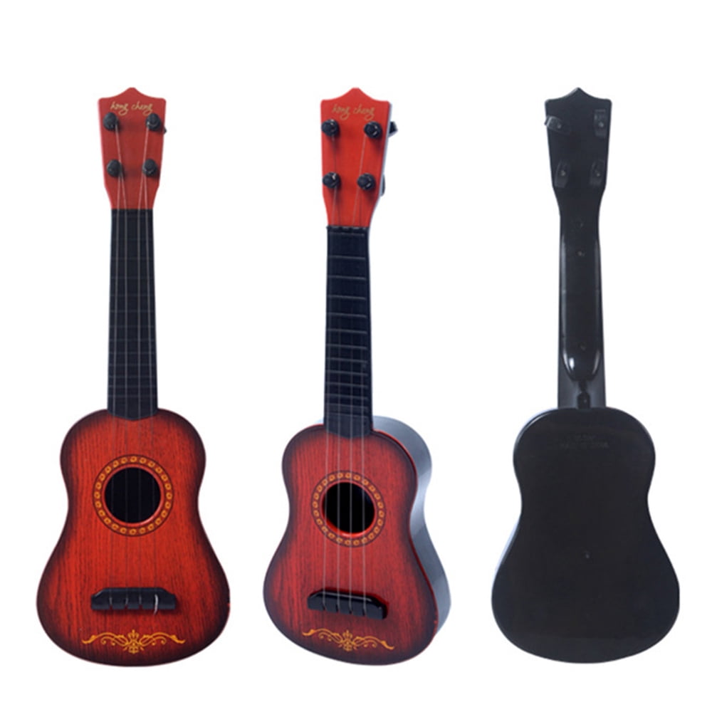 17” Beginner Uke Wooden Ukulele Kid Play Educational 4 String Ukelele