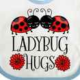 thumbnail image 4 of Inktastic Ladybug Hugs Cute Pair of Ladybugs Boys or Girls Baby Bib, 4 of 4