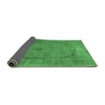 thumbnail image 2 of Ahgly Company Indoor Square Abstract Emerald Green Contemporary Area Rugs, 5' Square, 2 of 4