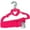 Pink, variant on Concepts 18 - Pack Kids Heart Cutout Hangers, Pink 13"x 5" Plastic Heart Shape Clothes Hangers