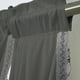 thumbnail image 5 of Cortinas de hechas , cenefas de cortina de cocina, cortinas pequeñas de bolsillo de barra de ventana de de cocina de moda gris Soledad cortinas de ventanas, 5 of 6