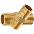 thumbnail image 4 of ULTNICE 2Pcs Garden Water Pipe Connectors Brass Golden for Water Heating, 4 of 8