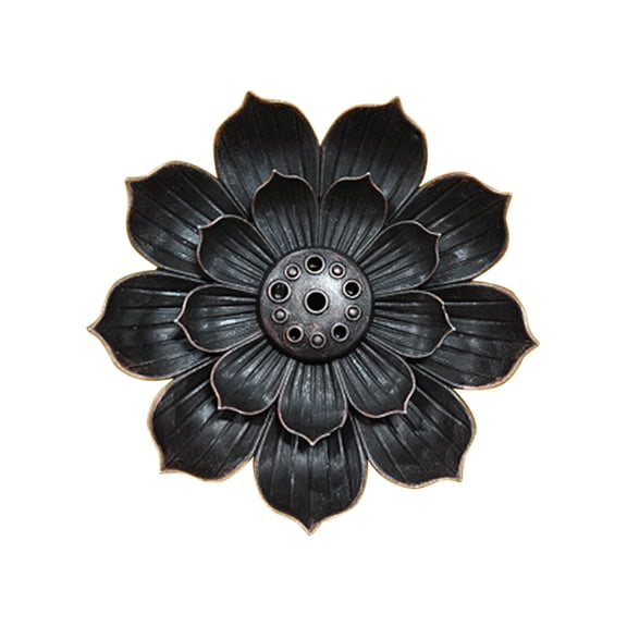 Clearance Rack under $1,Ash Incense with Burner Brass Flower Burner Yoga Catcher Rack Stick Incense Tea Other