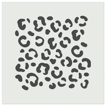 Cheetah Print Pattern Stencil - Walmart.com