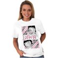 thumbnail image 5 of Sassy Betty Boop Paisley Kisses Women's Plus Size Graphic Tee Brisco Brands 2X, 5 of 6