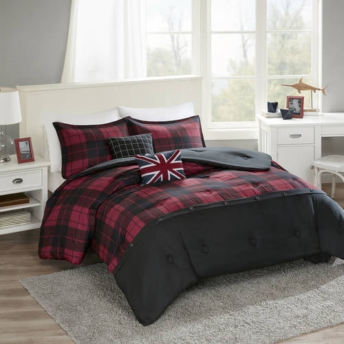 Better Homes&gardens Better Homes And Gardens Buttoned Plaid Walmart