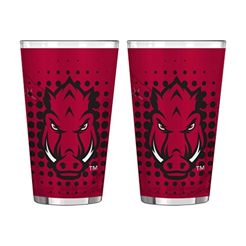 NCAA Spirit Pint Glass 16-Ounce 2-Pack