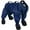 Blue, variant on SKIUHS Lightweight All-Season Dog Overall – Dirt-Resistant Paw Protectors (Soft-Soled)