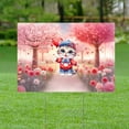 thumbnail image 2 of Happy Valentine’s Day Adorable American Shorthair Kitten Holding Heart Balloon Yard Sign Cat Lover Kitten Owner Gifts Outdoor Home Lawn Garden Porch Decor - 00030, 2 of 5