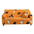 thumbnail image 1 of Printed Couch Cover Stretch Sofa Cover Slipcover Christmas Halloween Decoration Furniture Protector Living Room Home Decor, 1 of 5
