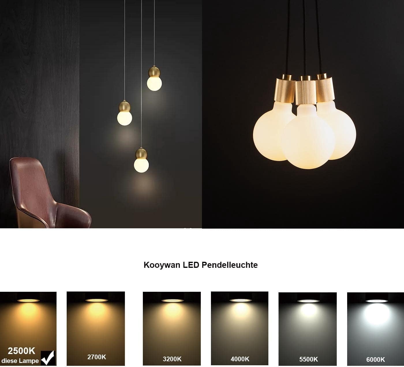 KarlunKoy LED Globe Light Bulbs,Dimmable 8W (Equivalent 80 Watt) Edison Bulbs,Soft White 2500K,G80/G25 Matt Opal Glass LED Filament Bulbs,Decorative,CRI 90+ E26 Medium Base(Pack of 2)