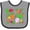 Heather and Black, variant on Inktastic Root Vegetable Party- Carrots, Beets, Radish, Turnip Boys or Girls Baby Bib