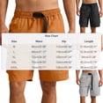 thumbnail image 7 of fatyb Mens Hiking Cargo Shorts Elastic Waist with Belt Lightweight Outdoor Fishing Casual Work Shorts, 7 of 7