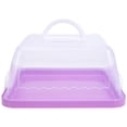 thumbnail image 1 of MasteelfCA Porte-Gâteau Portable avec Poignée Contenant à Gâteau en Plastique avec Couvercle, 1 of 8