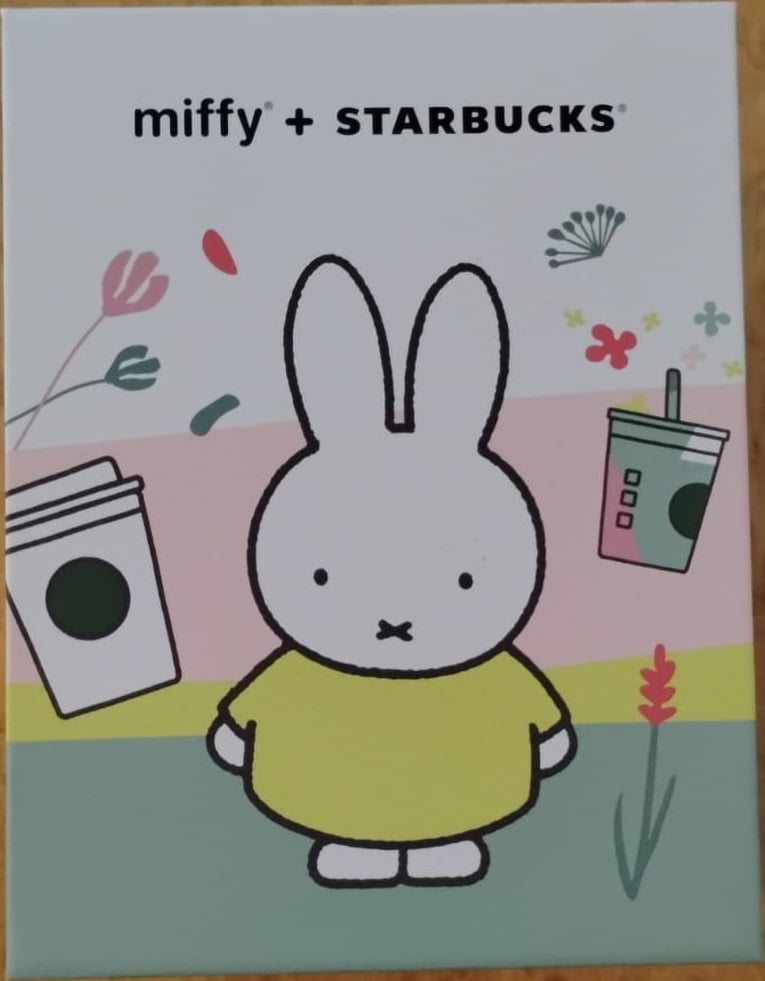 Starbucks X Miffy Ceramic Coffee Mug with Lid Limited Edition New with Box