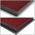 thumbnail image 3 of DNA Motoring for 10-16 GX460 10-17 4Runner Red Reusable Engine Flow Air Filter Intake Panel, 3 of 5