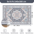 thumbnail image 2 of Jolicasa Area Rugs,8'x10'Soft Machine Washable Rugs for Livingroom Bedroom,Low-Pile Non-Slip Carpet,Navy Blue, 2 of 5