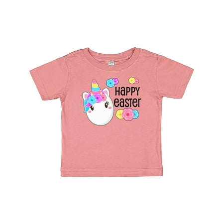 

Inktastic Happy Easter- unicorn egg Gift Baby Boy or Baby Girl T-Shirt