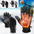 thumbnail image 2 of Liwarace Winter Gloves Men Women Touch Screen Glove Cold Weather Warm Gloves Freezer Work, 2 of 26