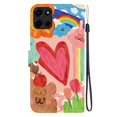 thumbnail image 3 of Leather For Motorola Moto G Play 5G 2026 6.7-inch Crystal Material Wallet Case , With Card Holder,Wristband,Magnetic Clasp Kickstand Folio Cover,Color-7,For Moto G Play 5G 2026, 3 of 8