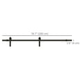thumbnail image 3 of 6.6ft Carbon Steel Wood Door Hardware Kit Sliding Track Set Wall Mount, 3 of 10