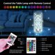 thumbnail image 3 of Lámpara de mesa de cristal regulable con 16 colores Rgb, control remoto, lámpara de mesa recargable con puerto de carga USB, lámpara de cristal del día de San Valentín para vivir, 3 of 5