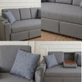 thumbnail image 4 of SOFÁ CAMA MILAN GRIS OXFORD, 4 of 6