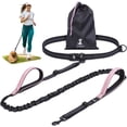 thumbnail image 1 of SparklyPets - Hands Free Dog Leash with Reflective Stitches - Waist Leash for Dog Walking, Hiking, Training, Jogging, Canicross, Running - for Small Dogs, 1 of 7