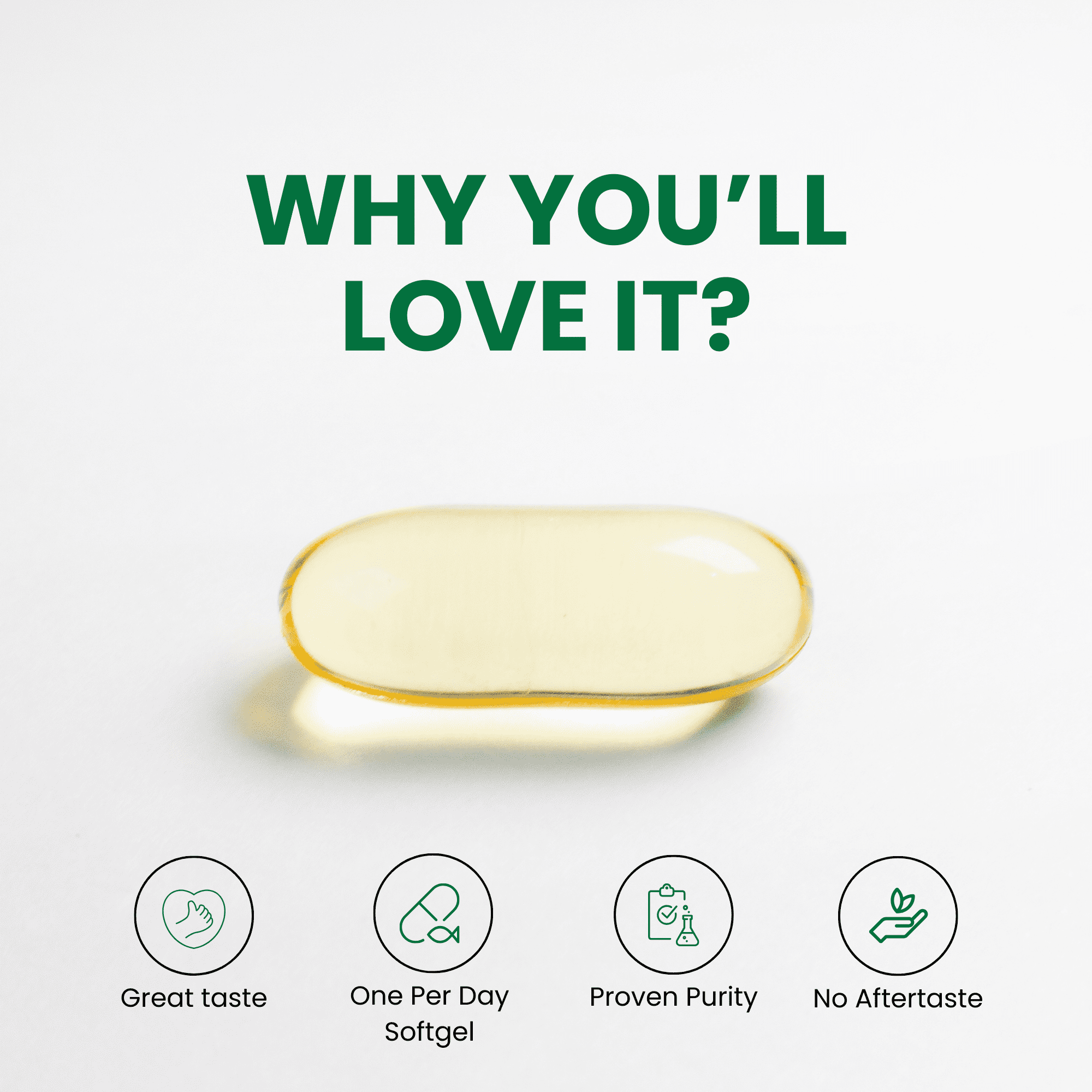Zaytun Vitamins Halal Fish Oil 1200mg Omega-3, Supports Heart & Brain Health, One Per Day 120 Softgels (4 Months Supply), Made in USA, Halal Vitamins