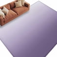 thumbnail image 2 of Purple Ombre Area Rug 5x8 FT, Non Slip Bedroom Throw Carpet, White Gradient Modern Abstract Art Washable Soft Floor Carpet Non-Shedding Rug for Living Room Nursery Dorm Office, 2 of 9