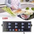 thumbnail image 2 of Kitchen Timer, 8 Channel Commercial Kitchen Timer, Stainless Steel Kitchen Timer, 2 of 7