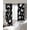 Black, variant on Blue Starry Sky Cat Blackout Curtains for Bedroom/Living Room, Thermal Insulated Kitchen Curtains, Cat Paw Farmhouse Grommet Darkening Window Treatment Drapes 42"x63"x2