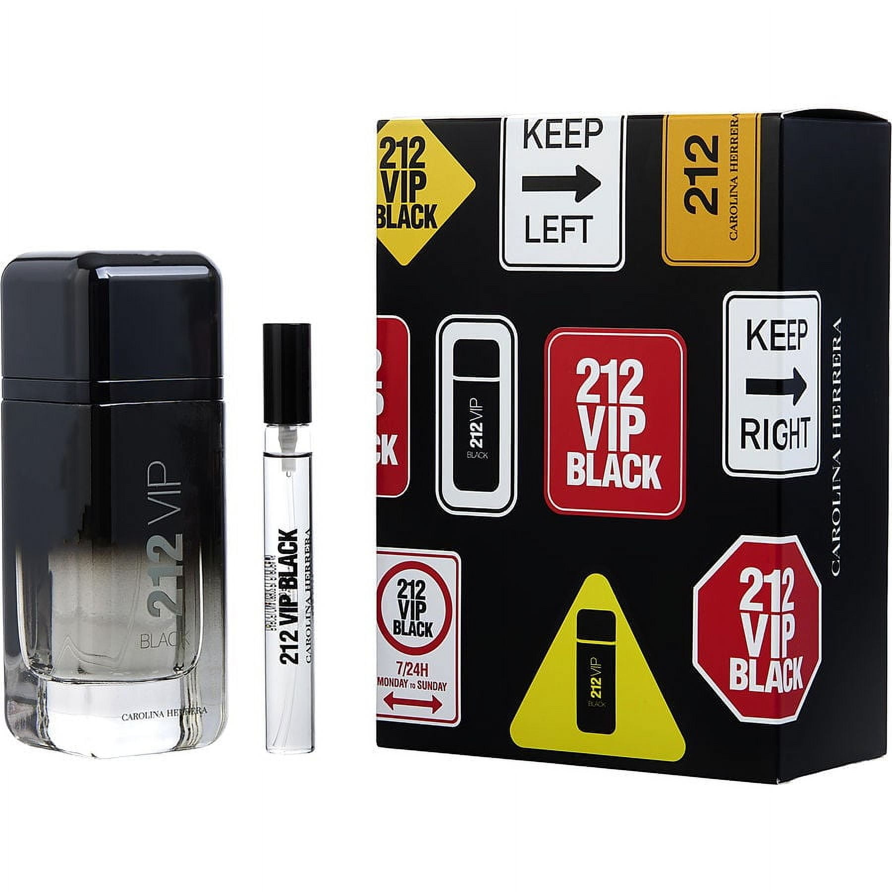 Carolina Herrera 212 VIP Black Men's Eau De Parfum Spray, 3.4 oz