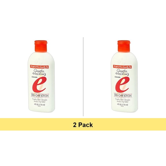 Fruit of the Earth Gentle Healing Vitamin E Body Lotion 4 Oz - 2 Pack