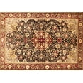 thumbnail image 1 of Ahgly Company Indoor Rectangle Medallion Brown Traditional Area Rugs, 7' x 9', 1 of 4