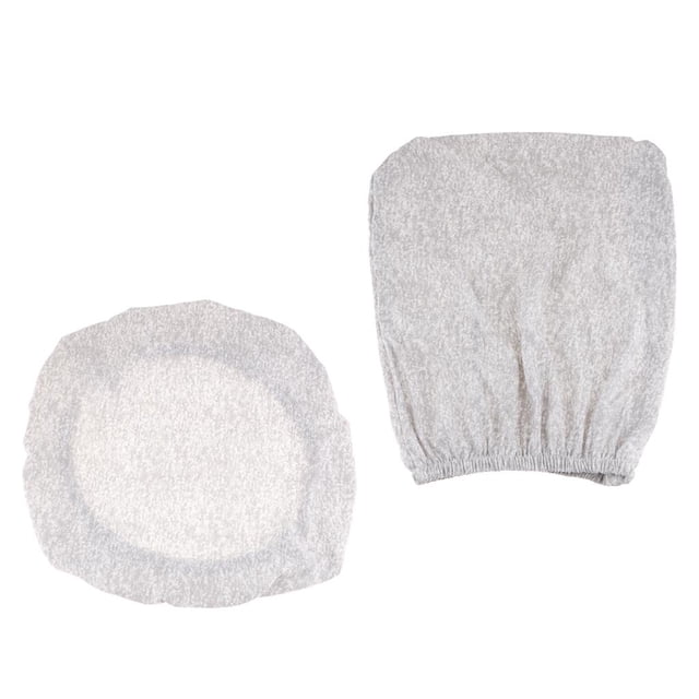 Funda elástica para sillón giratorio con diseño dividido para silla de escritorio de oficina Gris