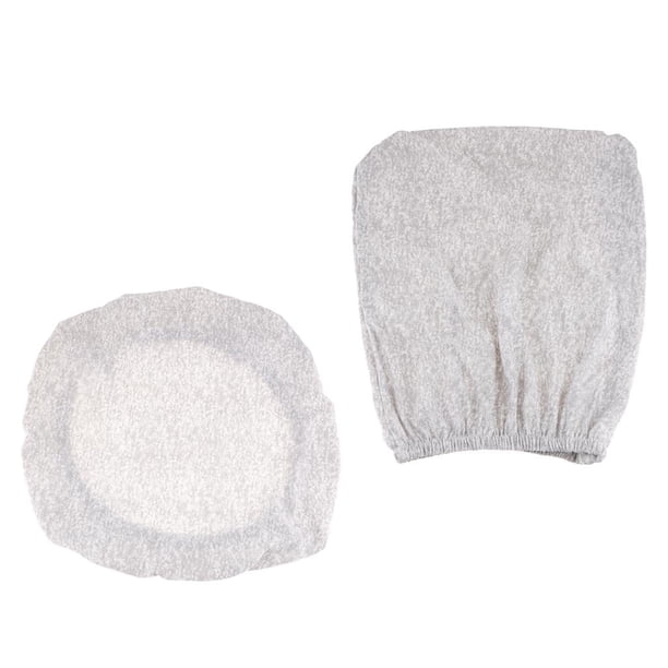 Funda de poliéster para sillón, diseño dividido, universal, para silla de ordenador Gris