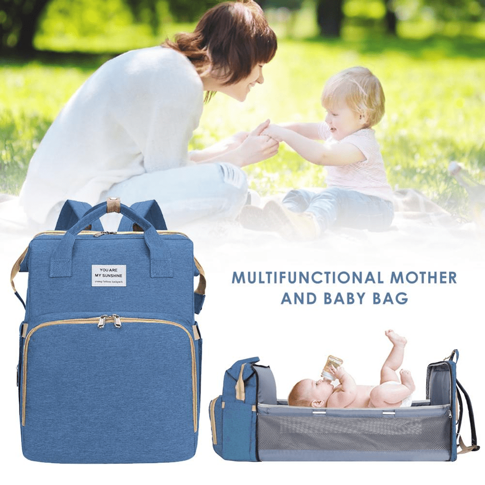 baby diaper bag with changing table