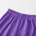 thumbnail image 6 of Gubotare Boys Graphic Shorts Boys' School Uniform Flat Front Shorts Moisture Wicking Performance Fabric Wrinkle & Fade Resistant Size 12-13 (Purple,12-13 Years), 6 of 8